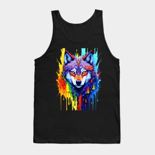 The Vibrant Wolf Spirit Tank Top